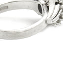 ノンブランド NON BRAND ブルーサファイア ダイヤリング プラチナシルバー Pt900 サファイア リング 指輪 青 非加熱 スリランカ産 12号