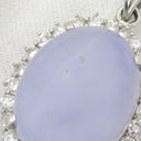 ノンブランド NON BRAND ラベンダーヒスイ プラチナシルバー Pt900 ラベンダー翡翠 ダイヤモンド ペンダントトップ 翡翠 紫