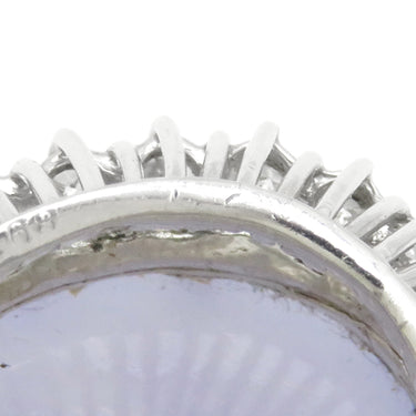 ノンブランド NON BRAND ラベンダーヒスイ プラチナシルバー Pt900 ラベンダー翡翠 ダイヤモンド ペンダントトップ 翡翠 紫