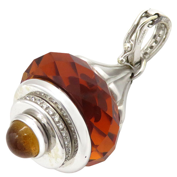 特価　シトリンドーム（カペラ）　44 ファントムシトリン スターラウンドカット8mm 1連（ブレス