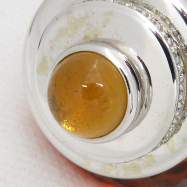 ライマ RAIMA シトリン ダイヤ ホワイトゴールド K18WG シトリン ダイヤモンド ペンダントトップ チャーム