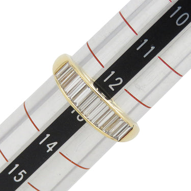 ノンブランド NON BRAND ダイヤリング イエローゴールド K18YG ダイヤモンド リング 指輪 テーパー 13号