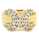 ゲインズボロウ GAINSBOROUGH ダイヤモンド リング イエローゴールド K18YG ダイヤモンド リング 指輪 750 18K 18金 チャーム取り外し可能 12号