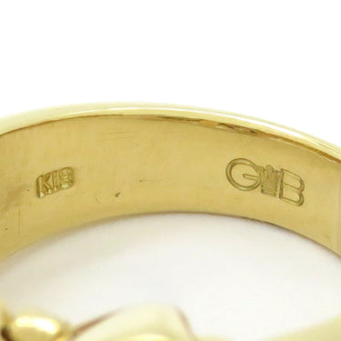 ゲインズボロウ GAINSBOROUGH ダイヤモンド リング イエローゴールド K18YG ダイヤモンド リング 指輪 750 18K 18金 チャーム取り外し可能 12号