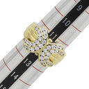 ゲインズボロウ GAINSBOROUGH ダイヤモンド リング イエローゴールド K18YG ダイヤモンド リング 指輪 750 18K 18金 チャーム取り外し可能 12号