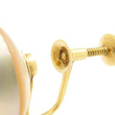 TASAKI TASAKI マベパール パールホワイトXイエローゴールド K18YG パール イヤリング 750YG