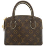 ルイヴィトン LOUIS VUITTON ロックイット BB M40599 モノグラム シャイニーモノグラムキャンバス ハンドバッグ ゴールド金具 茶