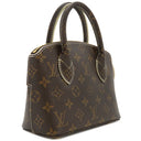 ルイヴィトン LOUIS VUITTON ロックイット BB M40599 モノグラム シャイニーモノグラムキャンバス ハンドバッグ ゴールド金具 茶