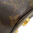 ルイヴィトン LOUIS VUITTON ロックイット BB M40599 モノグラム シャイニーモノグラムキャンバス ハンドバッグ ゴールド金具 茶