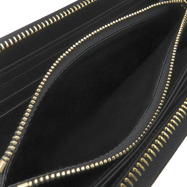 ルイヴィトン LOUIS VUITTON ナノグラム ジッピー ウォレット M82233 ノワール カーフ 長財布 ゴールド金具 ロングウォレット ラウンドファスナー レザー 黒