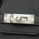 エルメス HERMES バーキン25 ブラック トゴ ハンドバッグ シルバー金具 新品 未使用 黒