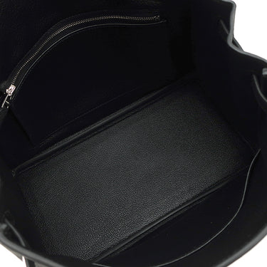 エルメス HERMES バーキン25 ブラック トゴ ハンドバッグ シルバー金具 新品 未使用 黒