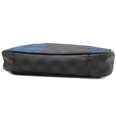 ルイヴィトン LOUIS VUITTON アンブレール N41708 ダミエグラフィット ダミエグラフィットキャンバス ボディバッグ シルバー金具 黒 ショルダー バムバッグ ロープ クリストファーネメス