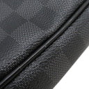 ルイヴィトン LOUIS VUITTON アンブレール N41708 ダミエグラフィット ダミエグラフィットキャンバス ボディバッグ シルバー金具 黒 ショルダー バムバッグ ロープ クリストファーネメス