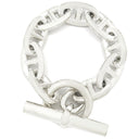 エルメス HERMES シェーヌダンクル TGM シルバー シルバー925 ブレスレット 9コマ スターリングシルバー SV925