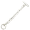 エルメス HERMES シェーヌダンクル TGM シルバー シルバー925 ブレスレット 9コマ スターリングシルバー SV925