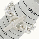 エルメス HERMES シェーヌダンクル TGM シルバー シルバー925 ブレスレット 9コマ スターリングシルバー SV925