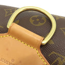 ルイヴィトン LOUIS VUITTON モンスリ MM M51136 モノグラム モノグラムキャンバス リュック・デイパック ゴールド金具 茶 バッグパック