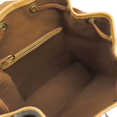 ルイヴィトン LOUIS VUITTON モンスリ MM M51136 モノグラム モノグラムキャンバス リュック・デイパック ゴールド金具 茶 バッグパック