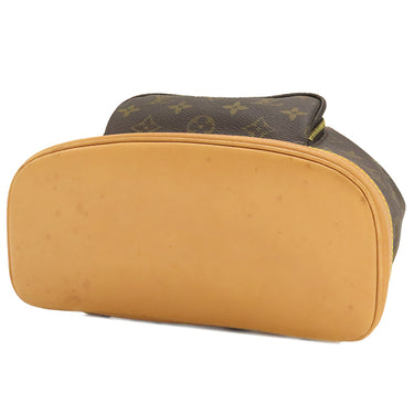 ルイヴィトン LOUIS VUITTON モンスリ MM M51136 モノグラム モノグラムキャンバス リュック・デイパック ゴールド金具 茶 バッグパック