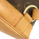 ルイヴィトン LOUIS VUITTON モンスリ MM M51136 モノグラム モノグラムキャンバス リュック・デイパック ゴールド金具 茶 バッグパック