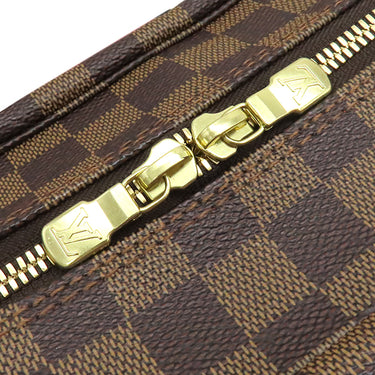 ルイヴィトン LOUIS VUITTON ナヴィグリオ N45255 ダミエエベヌ ダミエキャンバス ショルダーバッグ ゴールド金具 茶 斜め掛け 肩掛け