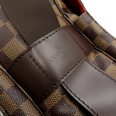 ルイヴィトン LOUIS VUITTON ナヴィグリオ N45255 ダミエエベヌ ダミエキャンバス ショルダーバッグ ゴールド金具 茶 斜め掛け 肩掛け