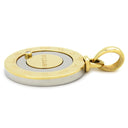 ブルガリ BVLGARI ホロスコープ 1Pダイヤ イエローゴールド×ステンレスシルバー K18YG ステンレス ダイヤモンド ペンダントトップ 回転式 星座