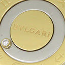 ブルガリ BVLGARI ホロスコープ 1Pダイヤ イエローゴールド×ステンレスシルバー K18YG ステンレス ダイヤモンド ペンダントトップ 回転式 星座