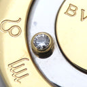 ブルガリ BVLGARI ホロスコープ 1Pダイヤ イエローゴールド×ステンレスシルバー K18YG ステンレス ダイヤモンド ペンダントトップ 回転式 星座