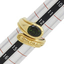 ブシュロン BOUCHERON グリーン トルマリンリング イエローゴールド K18YG グリーン トルマリン リング 指輪 750AU 13号