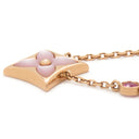 ルイヴィトン LOUIS VUITTON スターブロッサム BB Q03099 ピンクゴールド K18PG ピンクサファイヤ マザーオブパール ネックレス AU750 ローズゴールド LIMITED EDITION