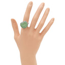 ブシュロン BOUCHERON タンタシオン マカロン JAL00294 ホワイトゴールド K18WG ツァボライト #50(JP10) リング 指輪 18K 750 18金  10号