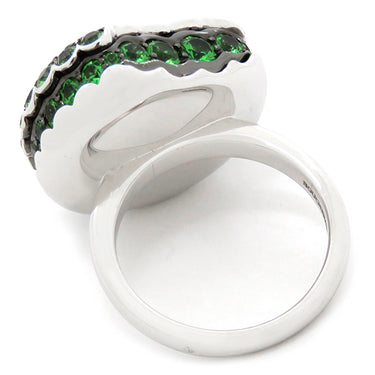 ブシュロン BOUCHERON タンタシオン マカロン JAL00294 ホワイトゴールド K18WG ツァボライト #50(JP10) リング 指輪 18K 750 18金  10号