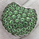 ブシュロン BOUCHERON タンタシオン マカロン JAL00294 ホワイトゴールド K18WG ツァボライト #50(JP10) リング 指輪 18K 750 18金  10号