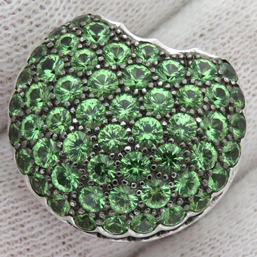 ブシュロン BOUCHERON タンタシオン マカロン JAL00294 ホワイトゴールド K18WG ツァボライト #50(JP10) リング 指輪 18K 750 18金  10号