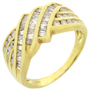 ノンブランド NON BRAND ダイヤリング イエローゴールド K18YG ダイヤモンド リング 指輪 12.5号