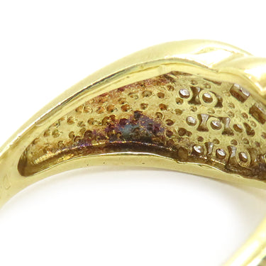 ノンブランド NON BRAND ダイヤリング イエローゴールド K18YG ダイヤモンド リング 指輪 12.5号