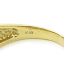 ノンブランド NON BRAND ダイヤリング イエローゴールド K18YG ダイヤモンド リング 指輪 12.5号