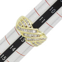 ノンブランド NON BRAND ダイヤリング イエローゴールド K18YG ダイヤモンド リング 指輪 12.5号