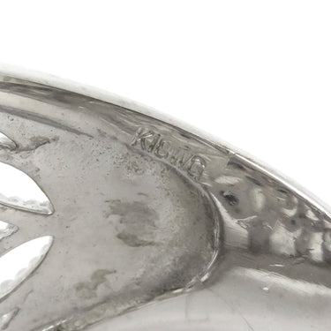 ノンブランド NON BRAND ブラックダイヤリング ホワイトゴールド K18WG ダイヤモンド ブラックダイヤモンド リング 指輪 12号