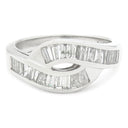 ノンブランド NON BRAND ダイヤリング プラチナシルバー Pt900 ダイヤモンド リング 指輪 14号