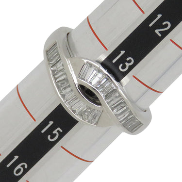 ノンブランド NON BRAND ダイヤリング プラチナシルバー Pt900 ダイヤモンド リング 指輪 14号