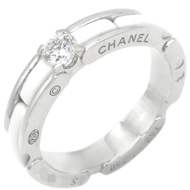 シャネル CHANEL シャネル ウルトラリング ホワイトXホワイトゴールド K18WG セラミック ダイヤモンド T52(JP12) リング 指輪 白 18K AU750 11.5号
