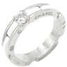 シャネル CHANEL シャネル ウルトラリング ホワイトXホワイトゴールド K18WG セラミック ダイヤモンド T52(JP12) リング 指輪 白 18K AU750 11.5号