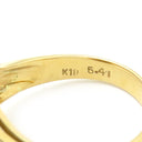 ノンブランド NON BRAND ボルダーオパール リング イエローゴールド K18YG ボルダーオパール ダイヤモンド リング 指輪 11号