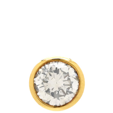 ノンブランド NON BRAND ダイヤピアス 片耳用 イエローゴールド K18YG ダイヤモンド ピアス 1P 1粒