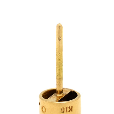 ノンブランド NON BRAND ダイヤピアス 片耳用 イエローゴールド K18YG ダイヤモンド ピアス 1P 1粒