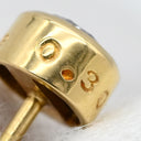 ノンブランド NON BRAND ダイヤピアス 片耳用 イエローゴールド K18YG ダイヤモンド ピアス 1P 1粒