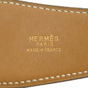 エルメス HERMES ホースバックル ブラック×ゴールド ボックスカーフ ヴォーガリバー ベルト ゴールド金具 リバーシブル 黒 茶 ヴィンテージ ダブルホール